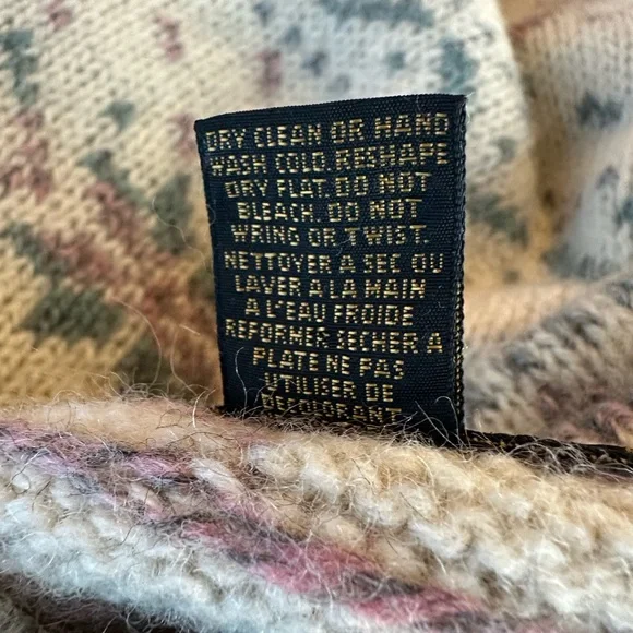 Vintage Eddie Bauer women’s wool crewneck sweater, size L - Picture 3 of 11